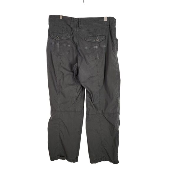 KUHL Pants Womens 14 Regular Green Convertible Hiking Roll Up Capris Pants - Picture 2 of 12